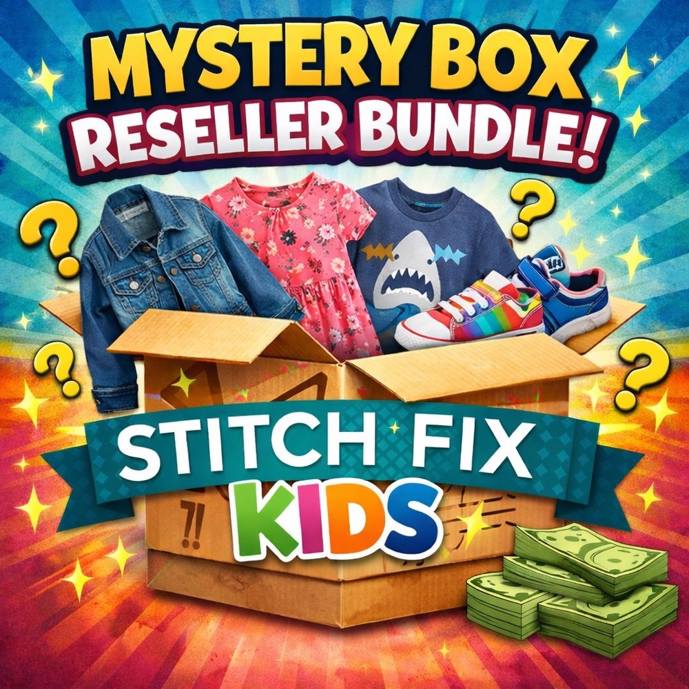 🧩 Mystery Box Reseller Bundle - Stitch Fix Kids 10 Items Boys & Girls NWT/NWOT